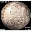 Image 1 : 1820 Sq 2 Capped Bust Half Dollar UNCIRCULATED