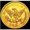 Image 2 : 1855 $2.50 Gold Quarter Eagle UNCIRCULATED