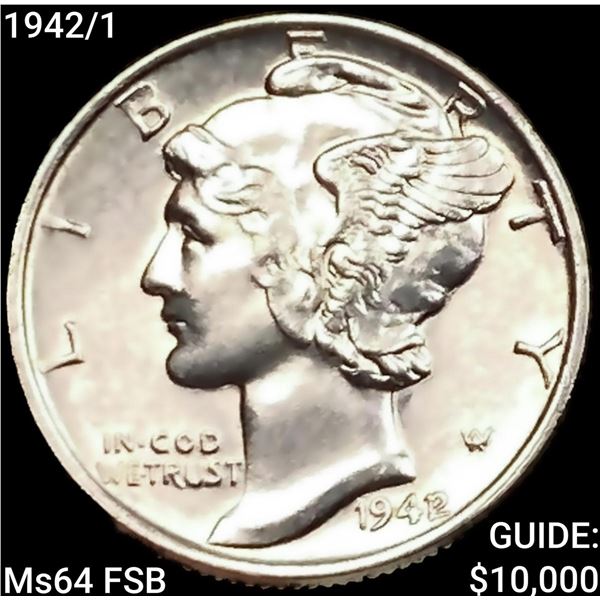 1942/1 Mercury Dime CHOICE BU FSB