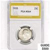 1935 Washington Silver Quarter PGA MS64