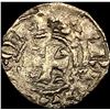 1248-1279 Portugal Alfonso III Silver Dinero NEARLY UNCIRCULATED