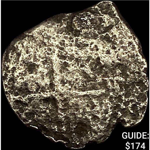 1500s-1600s Spanish Colonial Silver Cob NEARLY UNCIRCULATED