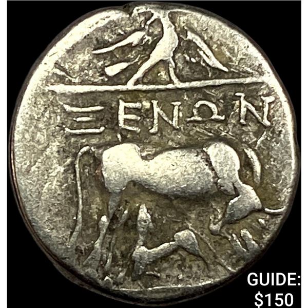 Illyria 260/167-98 BC Silver Drachm NEARLY UNCIRCULATED