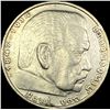 Image 1 : 1937-D Germany Silver 5 Reichsmark CLOSELY UNCIRCULATED