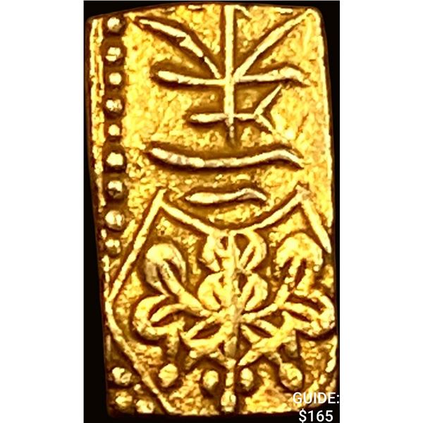 1832-1858 Japan Gold 2 Shu .052oz  CLOSELY UNCIRCULATED