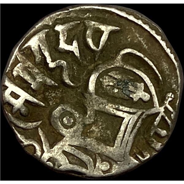 India Rajput 700-1000 AD Silver Jital NEARLY UNCIRCULATED