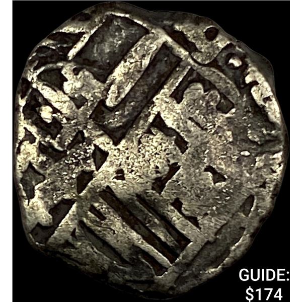 1500s-1600s Spanish Colonial Silver Cob NEARLY UNCIRCULATED