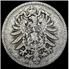 Image 1 : 1876-C Germany Silver 1 Reichsmark NEARLY UNCIRCULATED