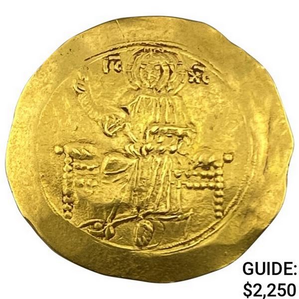 1118-1143 AD Byzantine Gold Hyperpyron CLOSELY UNCIRCULATED