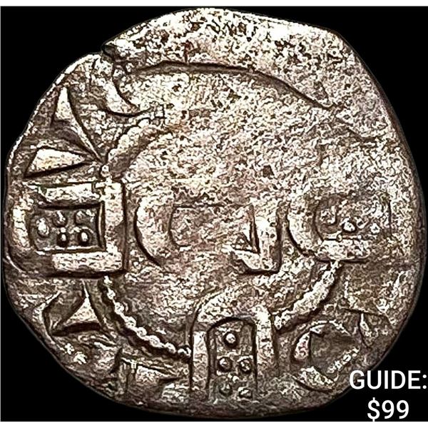 1248-1279 Portugal Alfonso III Silver Denero NEARLY UNCIRCULATED