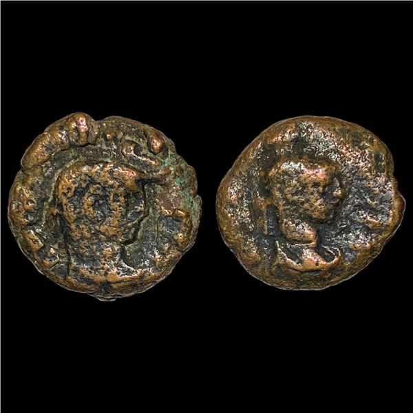 [2 Coins]Roman Egypt 235-284 AD BI Tetradrachm NEARLY UNCIRCULATED