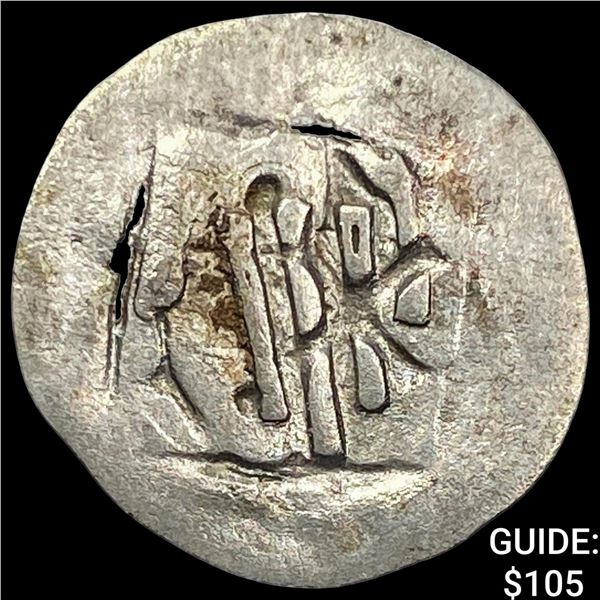 1250-1300 Germany Silver Hand Heller NEARLY UNCIRCULATED