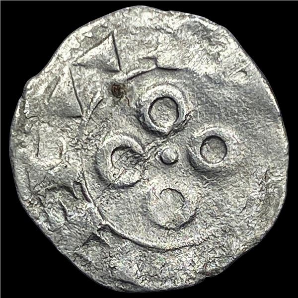 Crusades Bishops of Maguelone Silver Denar NEARLY UNCIRCULATED