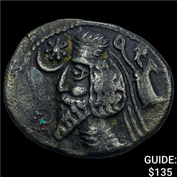 Parthian Empire 247-224 AD Silver Drachm NEARLY UNCIRCULATED