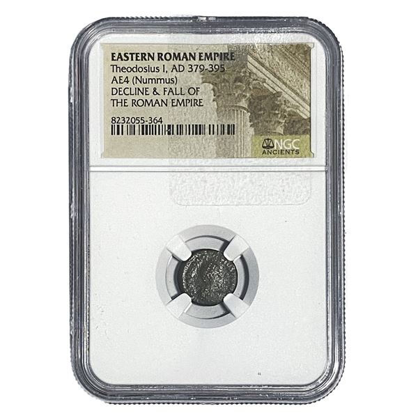 Eastern Roman Theodosius I, AD379-395 AE4(Nummus) NGC