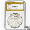 1997 American Silver Eagle PGA MS70