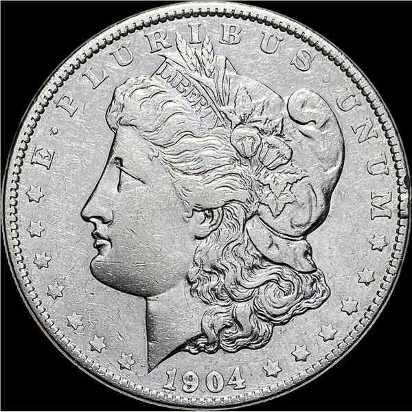 1904-S Silver Morgan Dollar NEARLY  UNCIRCULATED