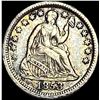 Image 1 : 1853 Seated Liberty Half Dime LIGHTLY  CIRCULATED
