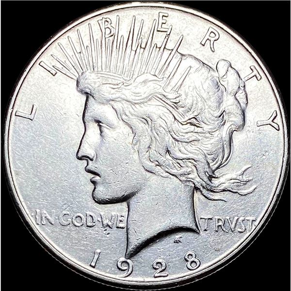 1928-S Silver Peace Dollar CLOSELY  UNCIRCULATED