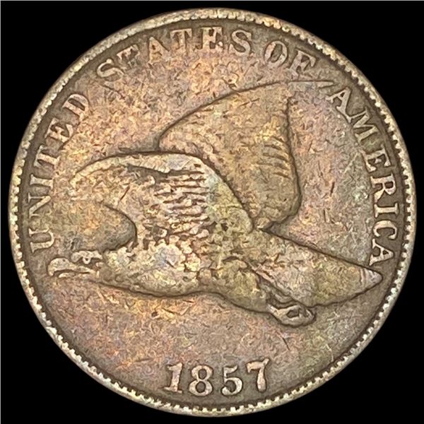 1857 Copper-Nickel Flying Eagle Cent LIGHTLY  CIRCULATED