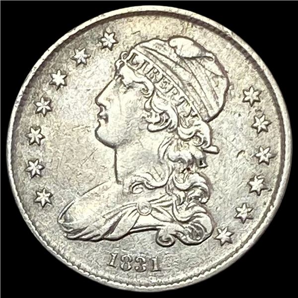1831 Capped Bust Silver Quarter CLOSELY  UNCIRCULATED