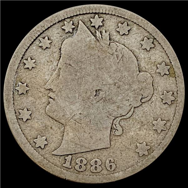 1886 Liberty Victory Nickel NICELY CIRCULATED