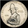 Image 1 : 1921 Silver Pilgrim Half Dollar CLOSELY  UNCIRCULATED