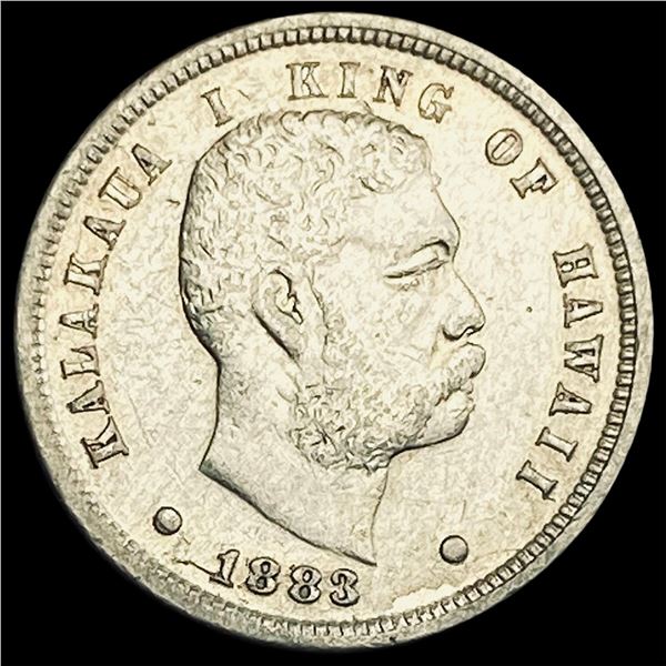 1883 Hawaii Silver Dime CLOSELY UNCIRCULATED