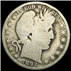 Image 1 : 1892 Silver Barber Half Dollar NICELY  CIRCULATED