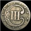 Image 2 : 1852 Silver Three-Cent Piece NICELY  CIRCULATED