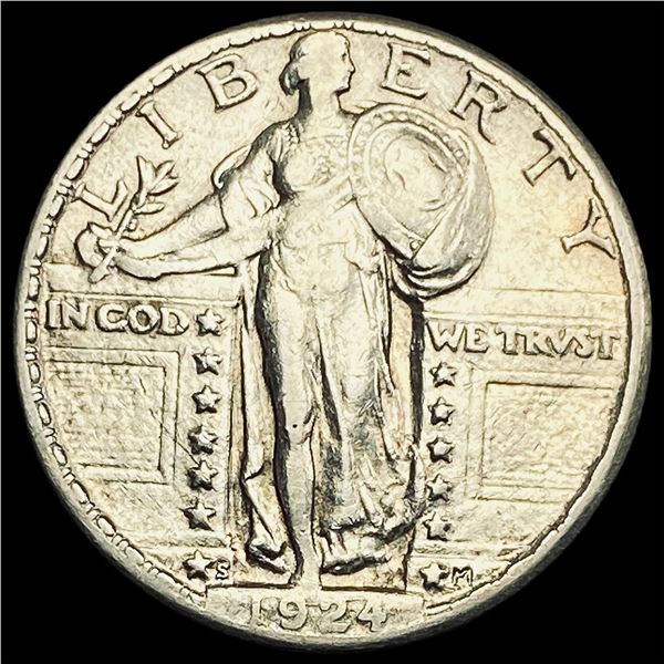1924-S Standing Liberty Quarter CLOSELY  UNCIRCULATED