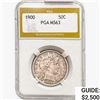 Image 1 : 1900 Barber Half Dollar PGA MS63