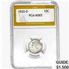 Image 1 : 1920-D Mercury Silver Dime PGA MS65