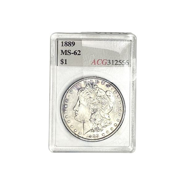 1889 Morgan Silver Dollar ACG MS62