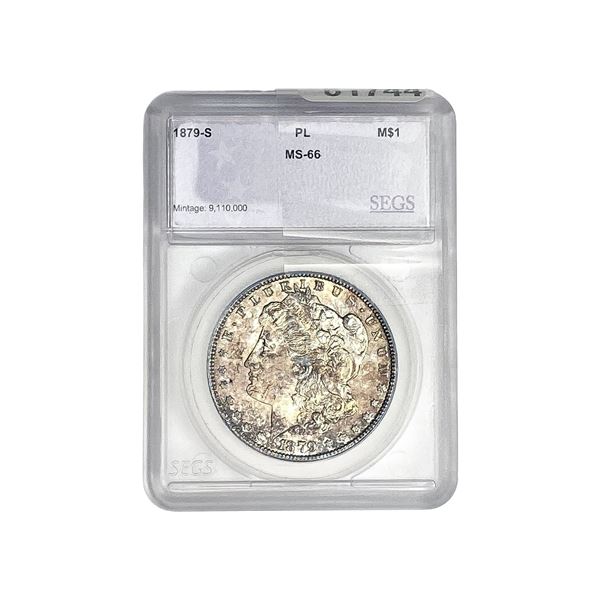 1879-S Morgan Silver Dollar PL MS66