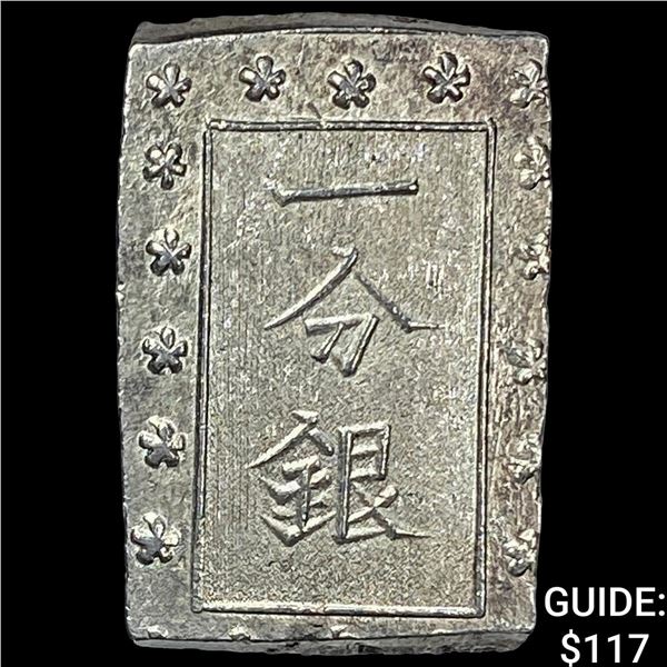 1859-1868 Japan SIlver Bu UNCIRCULATED