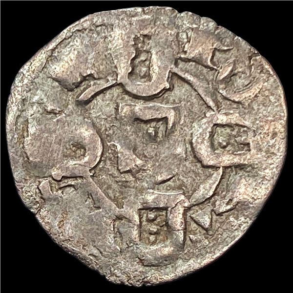 1248-1279 Portugal Recon. AlfonsoIII Silver Dinero NEARLY UNCIRCULATED