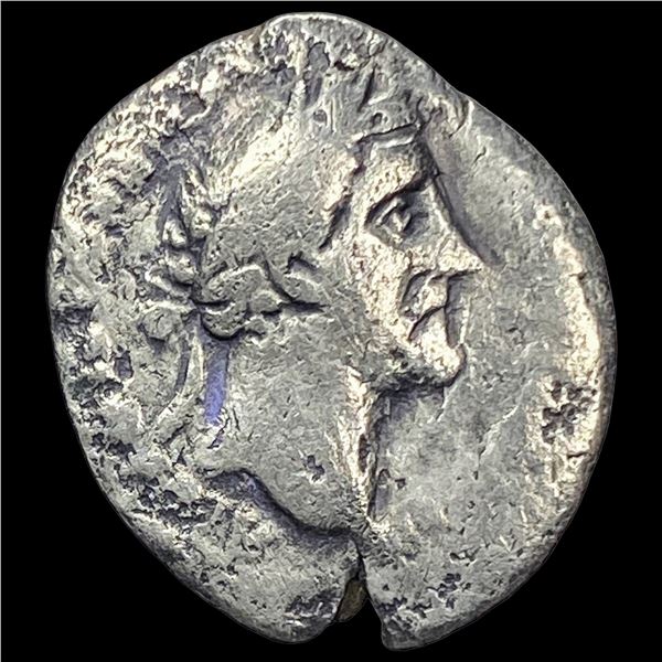 Roman Ant, Pius 138-161 AD Silver Denarius NEARLY UNCIRCULATED