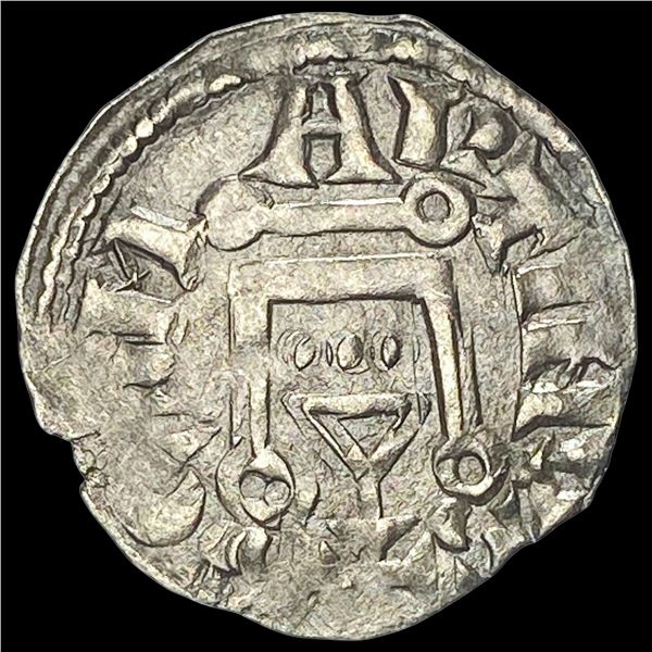 1150-1200 France Abbey of St Martin Silver Denier NEARLY UNCIRCULATED