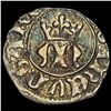 Image 1 : 1382-1395 Hungary Mary Silver Denier CLOSELY UNCIRCULATED