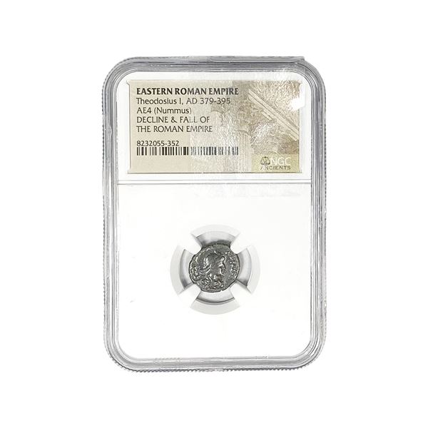 EasternRoman Theodosius I,AD379-395 AE4(Nummus) NGC