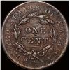 Image 2 : 1839 Coronet Head Large Cent LIGHTLY  CIRCULATED
