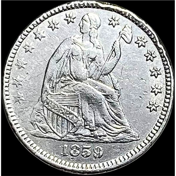 1859 Seated Liberty Half Dime CLOSELY UNCIRCULATED