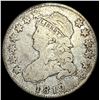 Image 1 : 1819 Capped Bust Silver Quarter NICELY  CIRCULATED