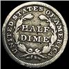 Image 2 : 1848 Seated Liberty Half Dime LIGHTLY  CIRCULATED