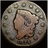 1824 Coronet Head Large Cent NICELY  CIRCULATED