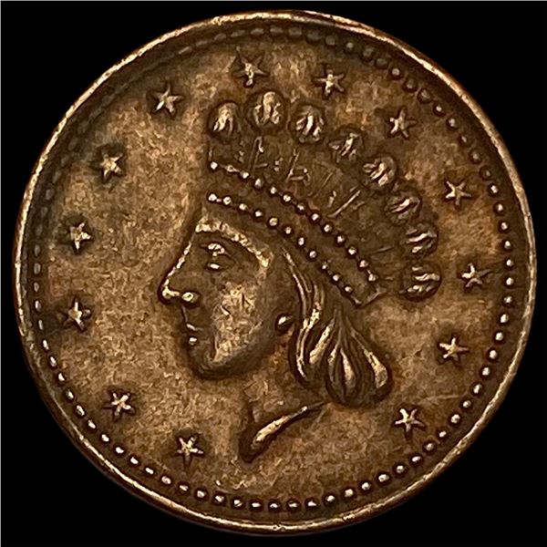1864 Civil War Token "Union Forever" CLOSELY  UNCIRCULATED