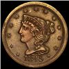 1849 Braided Hair Half Cent CLOSELY  UNCIRCULATED