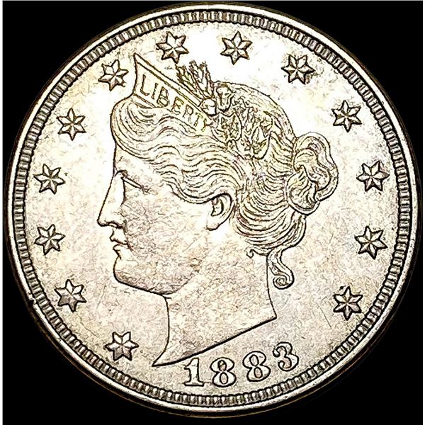 1883 CENTS Liberty Head Nickel CHOICE AU