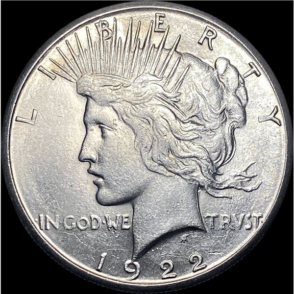 1922-S Silver Peace Dollar CHOICE BU